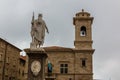 Statue of Liberty Statua della LibertÃÂ  on Palazzo Pubblico square in San Marino